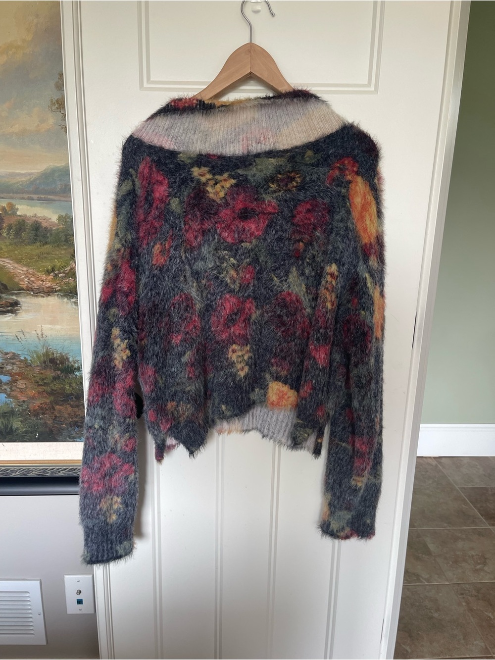 Anthropologie Cropped Eyelash Cardigan Sweater - Picture 5 of 6